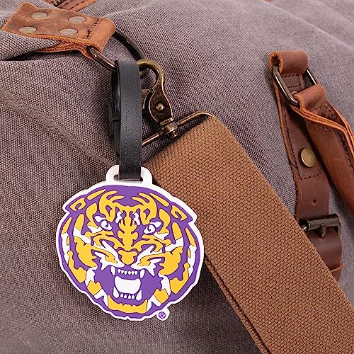 LSU Tigers PVC Luggage Tag - Design B | Officially Licensed