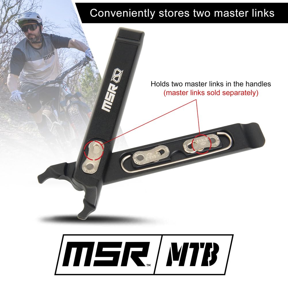 MSR™ 4 in 1 Bicycle Chain Pliers | Mountain Bike | Cycling | Compact | Light Weight | Packable | Attachable | Tool | Multitool