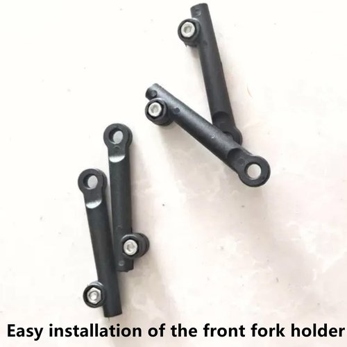 Fuzdaycu 4 Pieces Bikes Fenders Support Frame, Adjustable Bike Front Fork Holder Bikes Fenders Parts, Modification Extension Sleeve, Cycling Repair Parts Fork Mounting Adapter for Mountain Bike