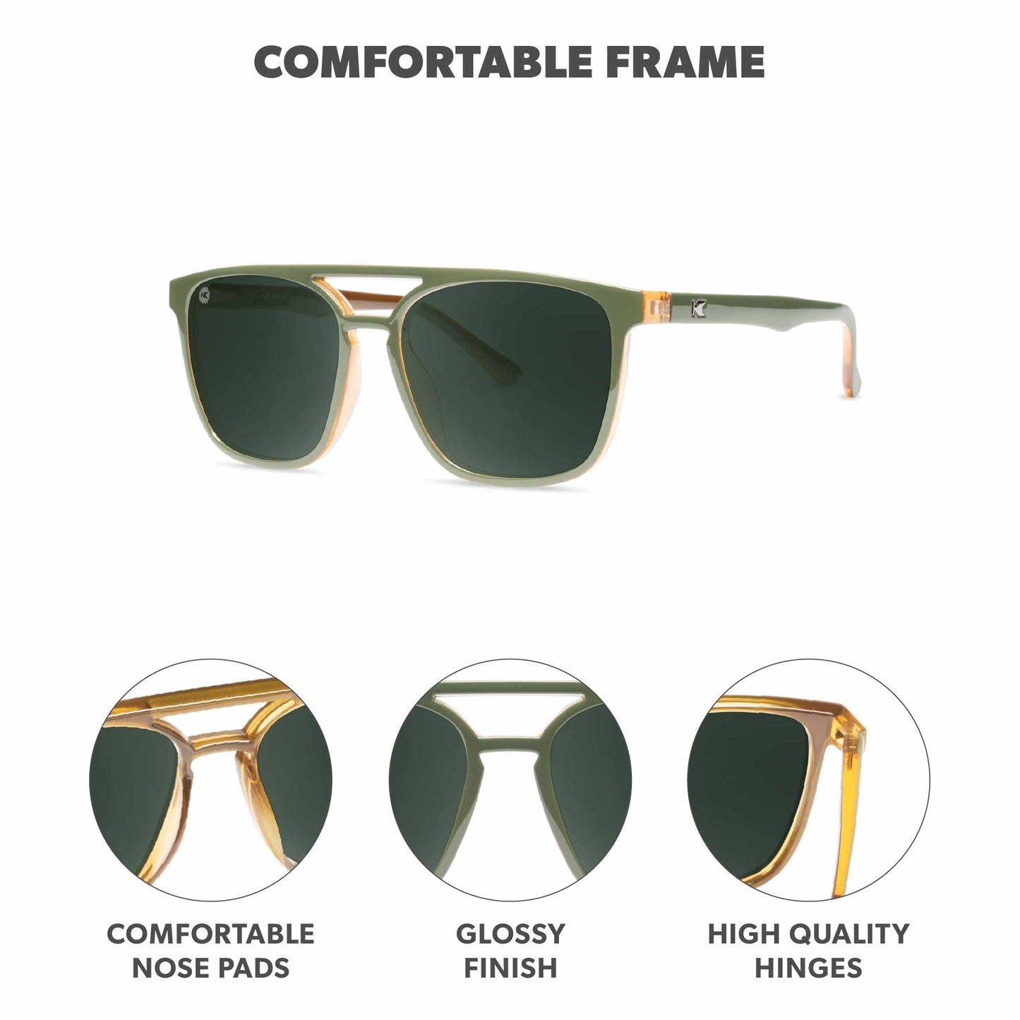 Knockaround Polarized Sunglasses for Men & Women - UV400 Protection