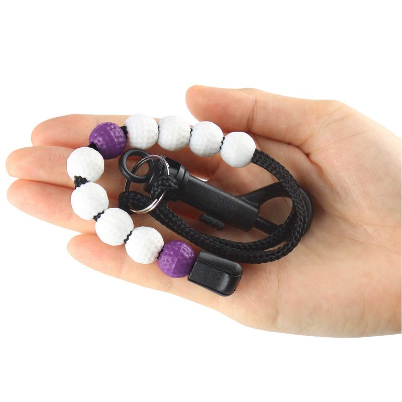 Andux 2pcs/Set Golf Beads Score Counter for Golfer JFQ-07 (Purple)