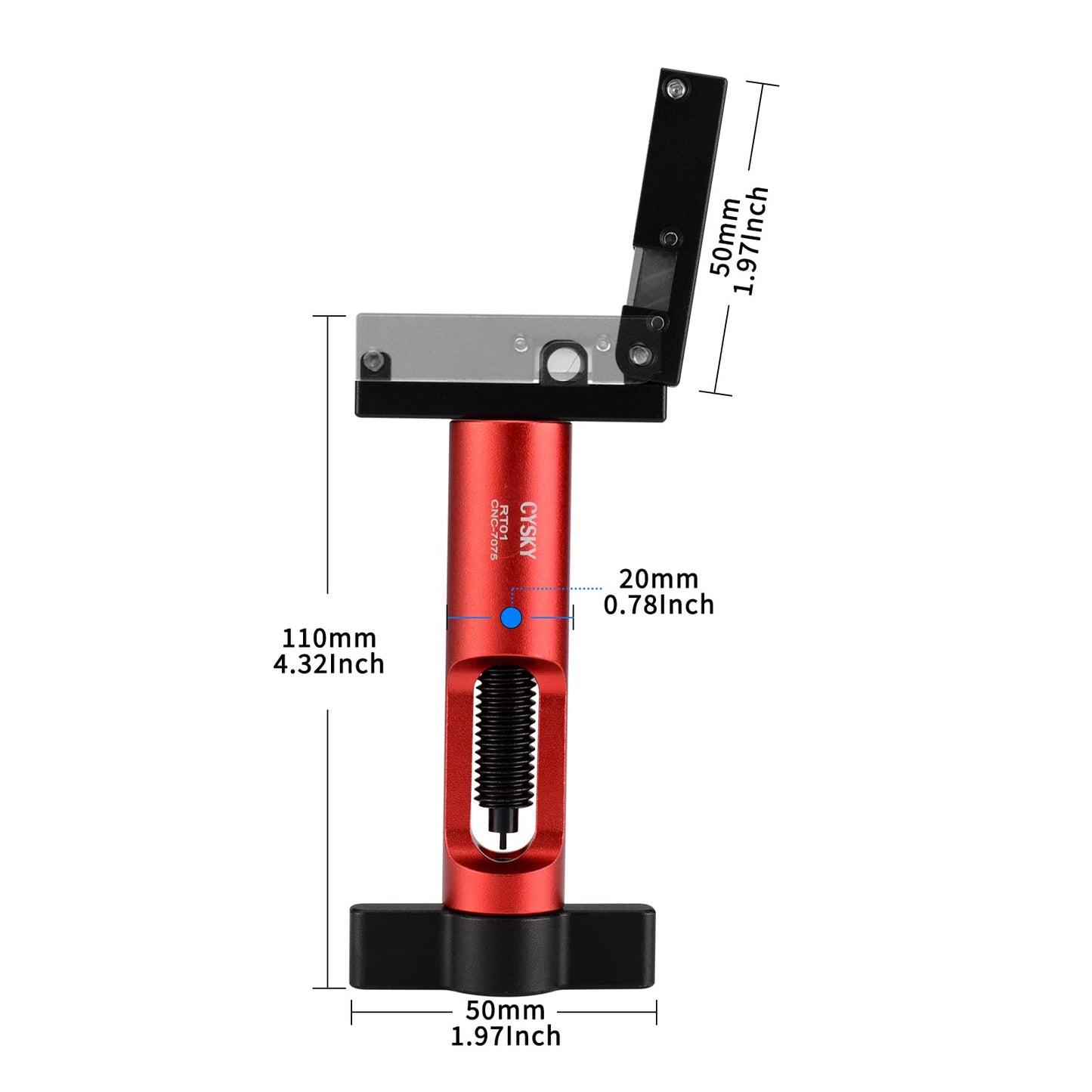 CYSKY 2 in 1 Upgraded Needle Driver Insertion Tool with Hydraulic Hose Cutter for MTB Road Bike, Olive Banjo Fitting Insert Install Tool (Red)