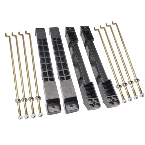 CartClan Golf Cart Battery Hold Down Plate with Rods Washers & Nuts Kit for 2008.5-Up Club Car DS 12V Batteries Models OEM# 102777401 103574901