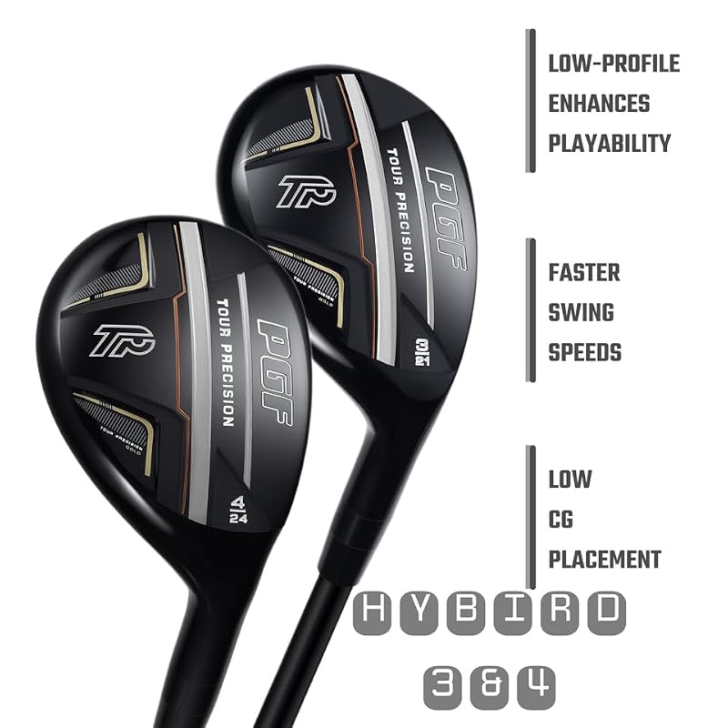 Complete 17-Piece Golf Club Set for Men Right Hand - Standard Length