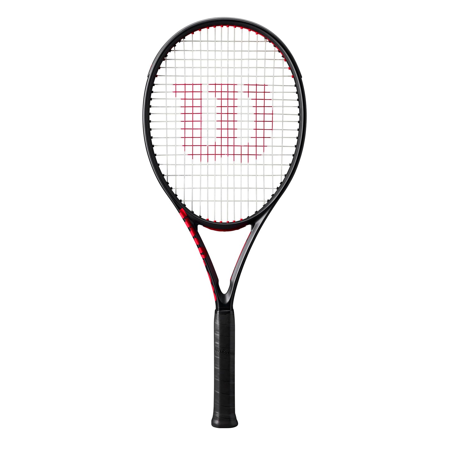 Wilson Clash 100 V3 Strung Adult Performance Tennis Racket - Grip Size 1-4 1/8", Strung with Sensation 16 Natural at Mid Range Tension