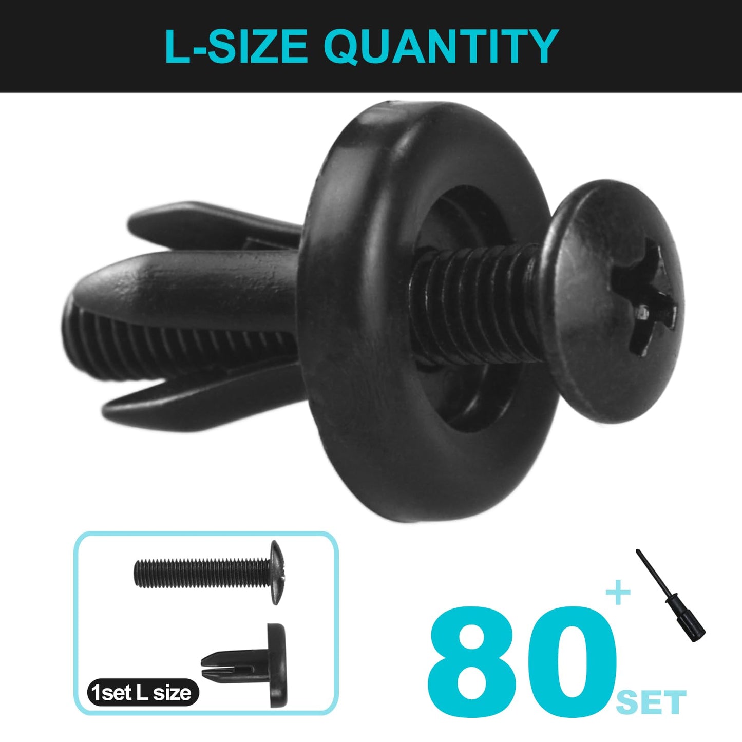 G.CORE Pegboard Peg Hooks Accessories - 40 Set Pegs with Inserts and Screw Fit 1/4 Pegboards Multi-Functional for Hanging and Mounting - Utility Tool Hanger Organizers (Large Size)