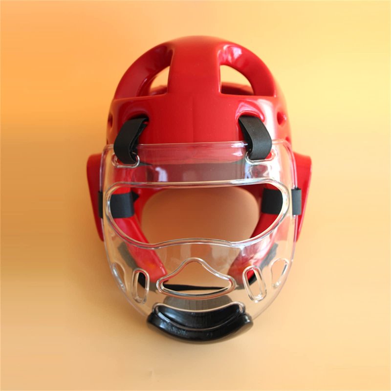 Clear Face Guard, Face Shield Portable Detachable Taekwondo Protection for Sports Karate Martial Arts Face Shield Nose Protector for Sports