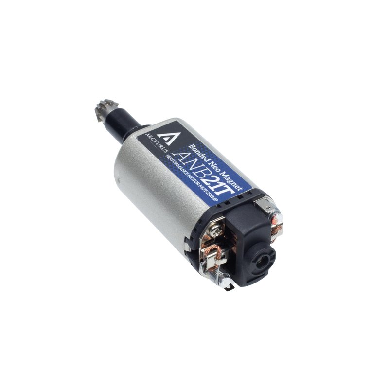 ARCTURUS TACTICAL High Torque 25K / 28K Neodymium Airsoft AEG Motor 21T / 19T w/MIM Steel Pinion Gear - O Type/Long (25K / 21T)