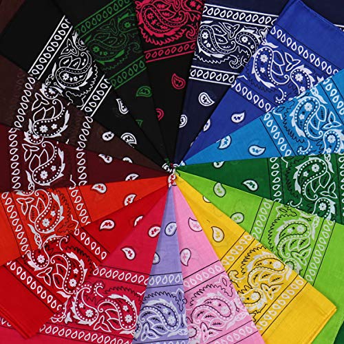 Multi-Purpose Cotton Bandana Face Cover - Blue