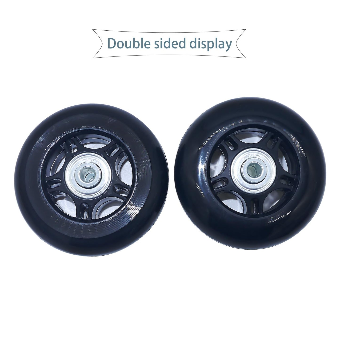 Mute Wear-resistant Outer Diameter 2.95 inch Luggage Suitcase Replacement Wheels Kit Inline Outdoor Skate Replacement Wheels (2.95" x 0.94")