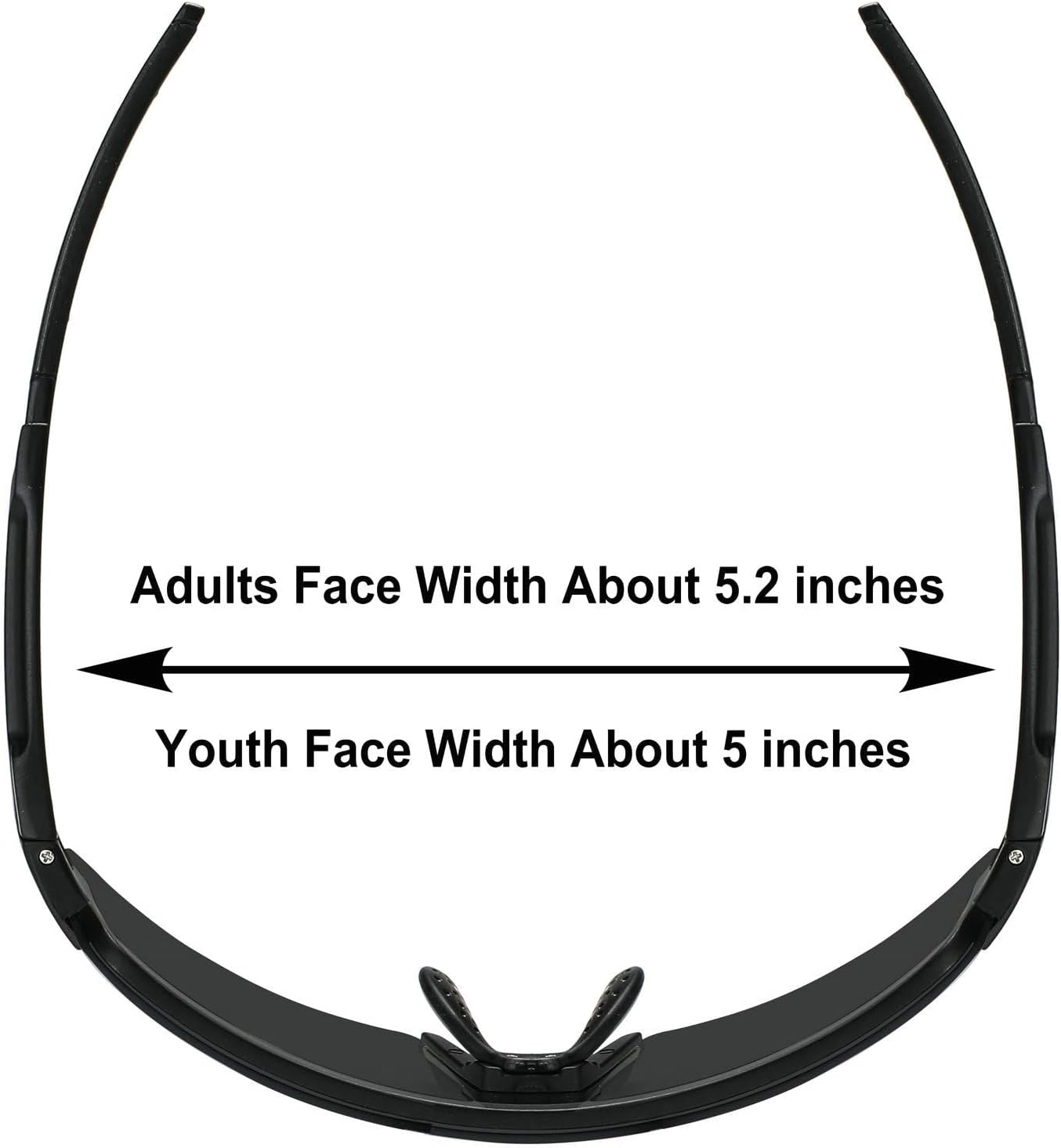 OMEKOL Polarized Sunglasses for Men & Women - UV400 Outdoor Sport Eyewear | Two Sizes Available