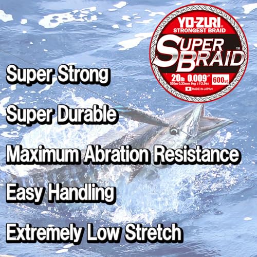 Duel Yo-Zuri SuperBraid Dark Green Fishing Line 150 Yards, 15 lb Test