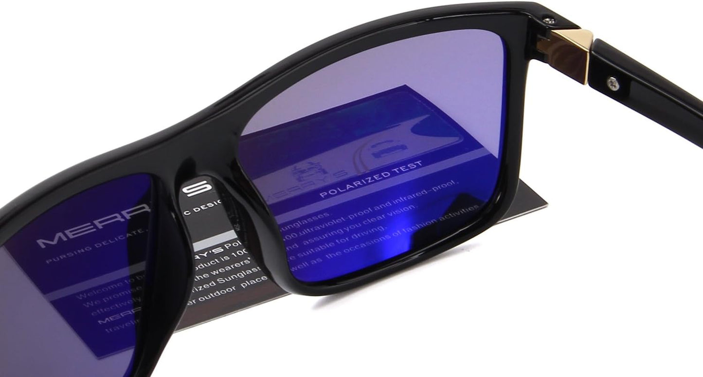 MERRY'S Polarized Sunglasses for Men & Women - Ideal for Outdoor Fishing | Stylish & Durable