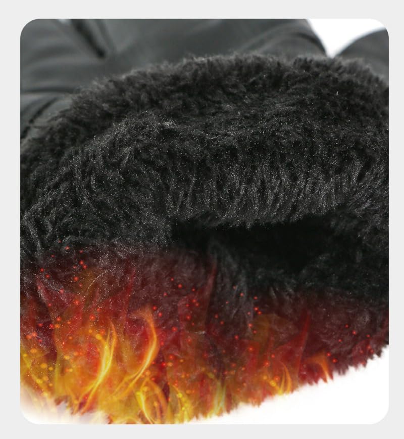 Winter Gloves for Men & Women - Touchscreen, Black