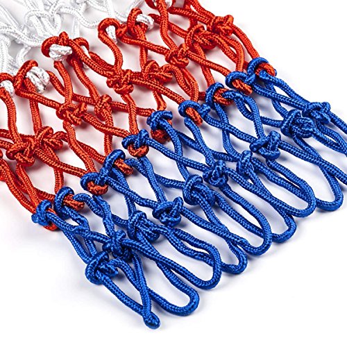 Colorful Basketball Net - 12 Loops, Durable All-Weather Design