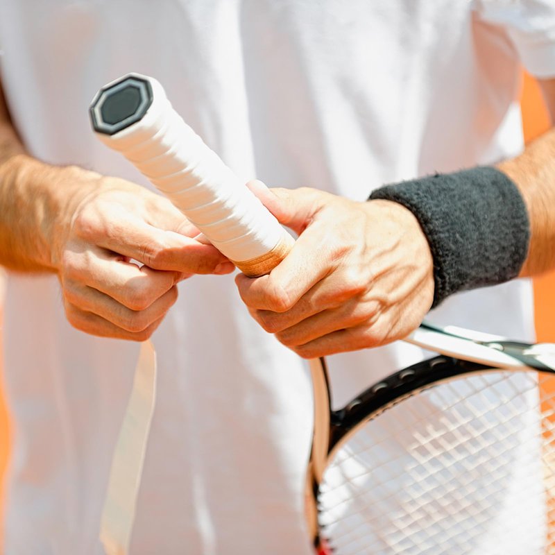 WILMIN Extra Long 51" - Fully Covers Extended Handles Tennis Overgrip 10 Pack Racquet Grip Tape, Sweat Absorbent, Shock Absorption, Comfort & Durability, Easy Install for Tennis Racket