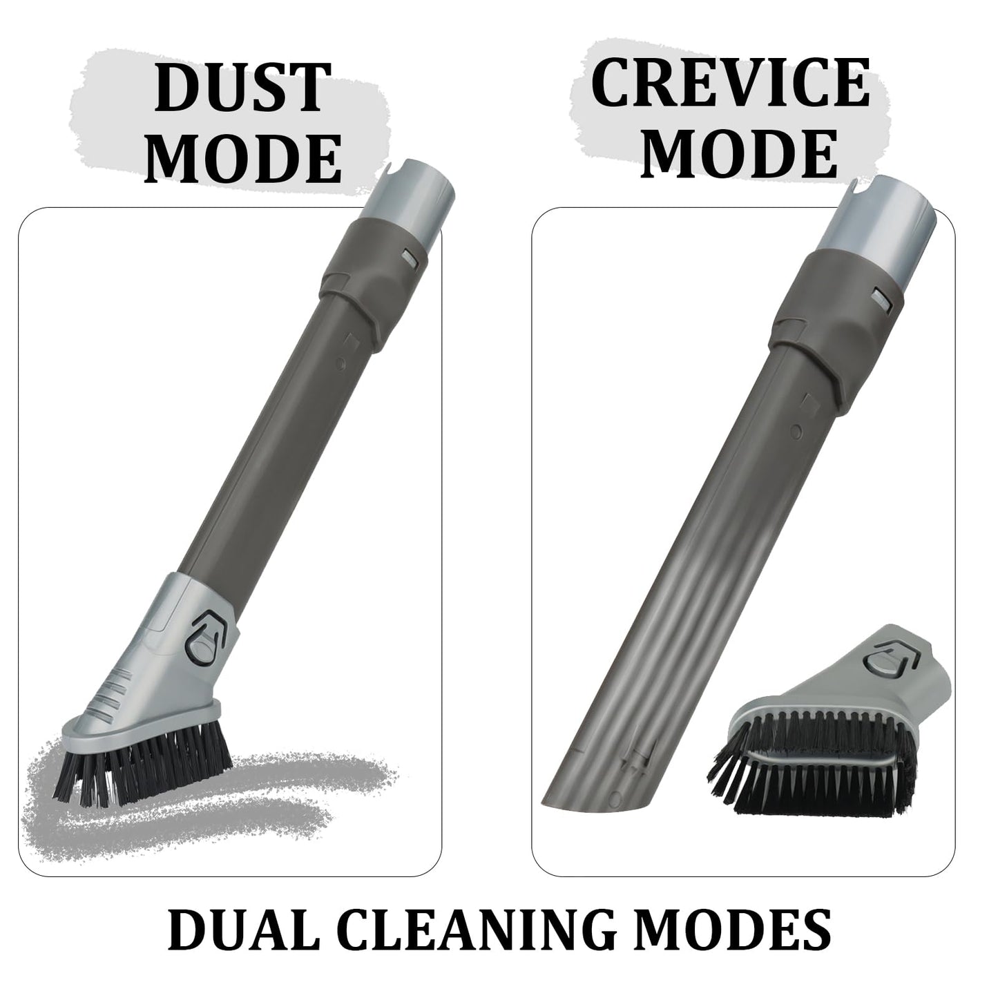 Crevice Duster Tool for Shark HV322 HV301 NV752 NV650 NV800 NV151 ZD201 LA502 AZ2001 HZ2002 Rotator/Rocket/Duoclean/APEX/Navigator Vacuum Cleaners Extended Reach Attachments Brush