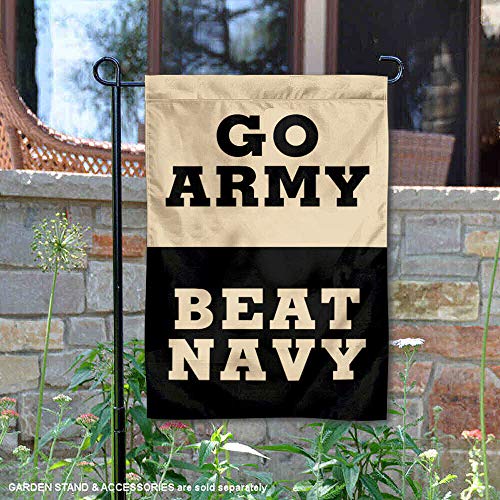 US Army Beat Navy Garden Flag - 13x18 in, Double Sided Polyester