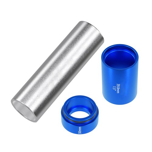 LIFTATAPA Bike Fork Crown Race Setting Tool, 3PCS Bicycle Fork Nut Setting Installer, Aluminum Alloy Bicycle Repairing Front Fork Setter Kit for 28.6mm Outside Diameter Front Fork