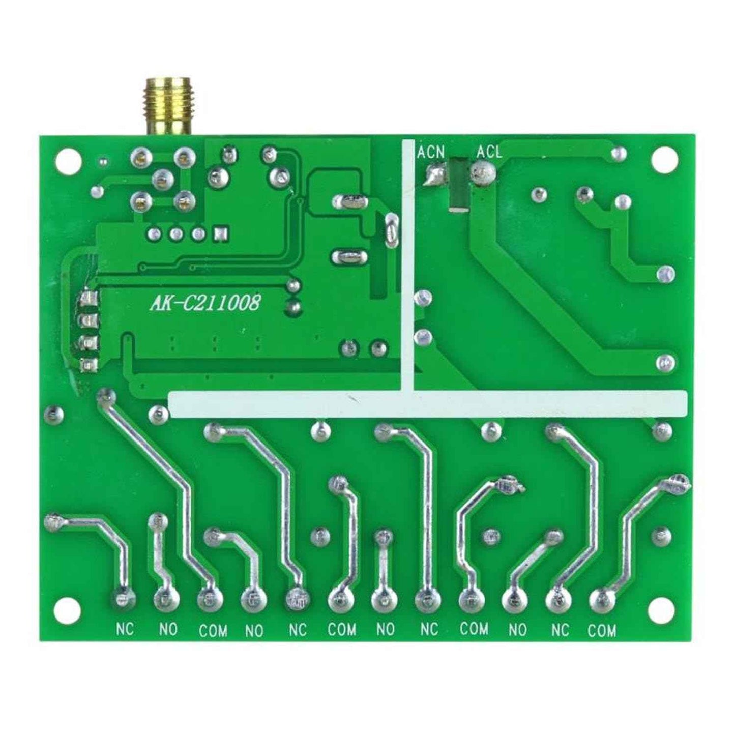 fushionsea DC 12V 24V 36V 4CH Remote Control Switch 433Mhz 10A Wireless Remote Control Switch for Garage Door, Motor, Industrial Control, Household Control etc. 2 Transmitter 1 Receiver