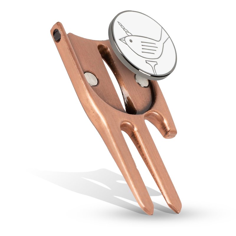 Birdicorn 6-in-1 Heavy Edition Divot Tool with Ball Marker & Coin Holder – Ball Liner, Bottle Opener, Putting Aid, Grip Rest – Metal Golf Tool