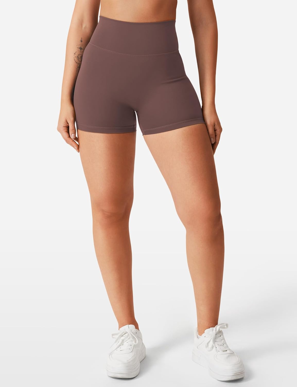 YEOREO Women's Biker Shorts - High Waist Tummy Control | 3.6"/4.5"/6" Workout & Yoga Options