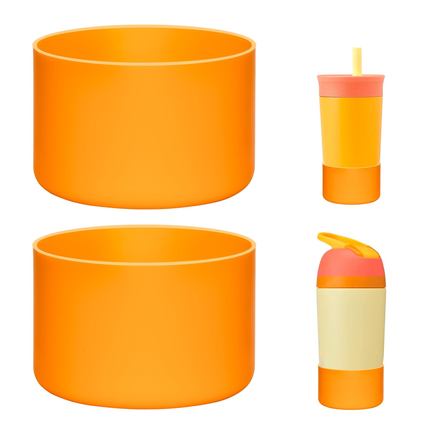 2Pack Silicone Boot Protector for Owala 24/40oz Travel Tumbler, 12oz Bottle