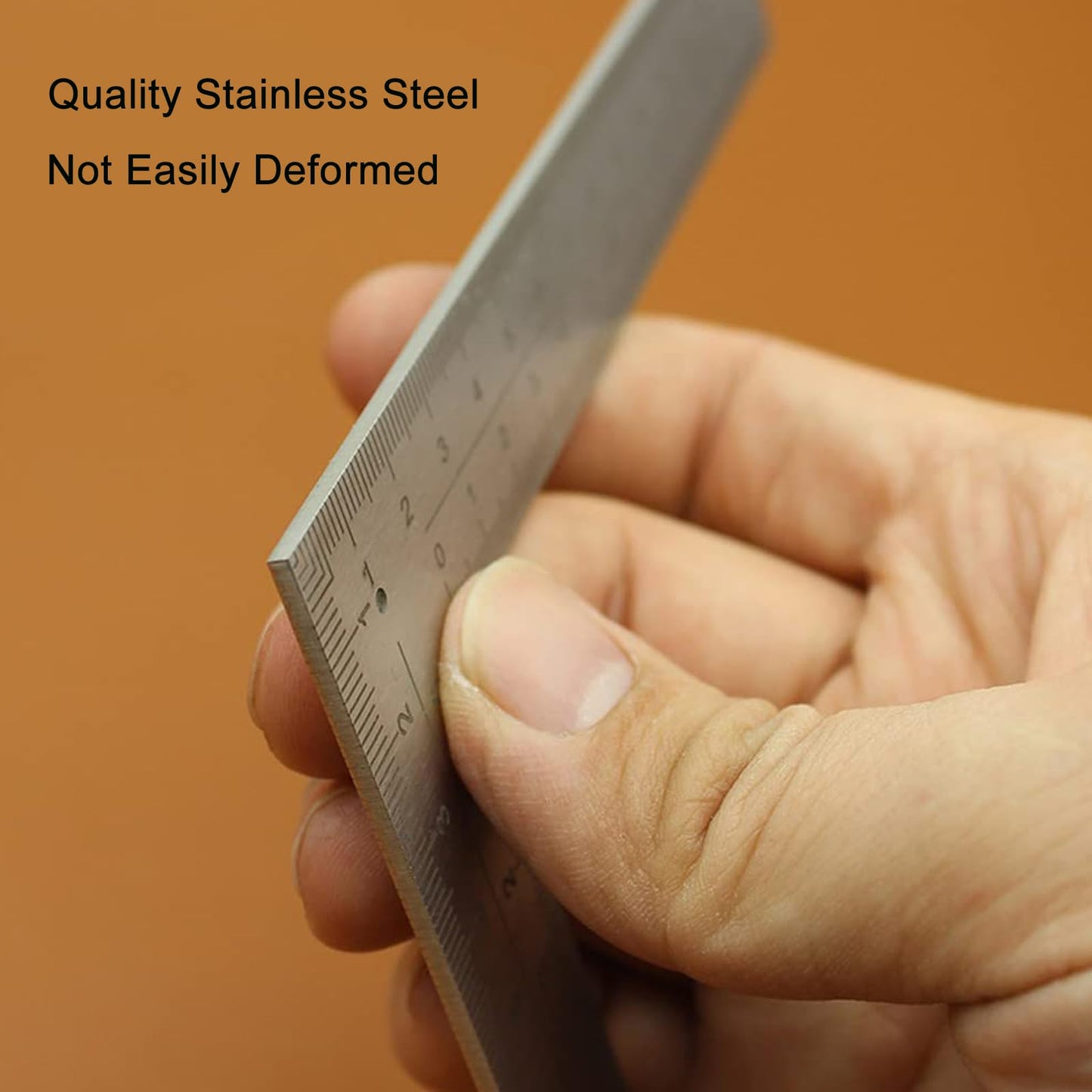 GSDOXLE Stainless Steel L Shaped Ruler,4 inch by 6 inch,Square Framing Measuring Tool for Engineer Carpenter