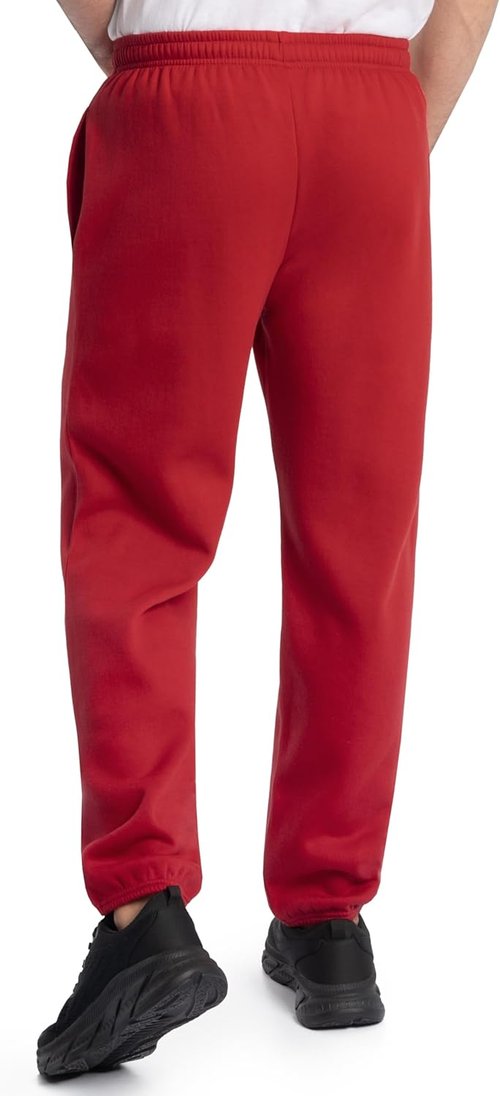 Fruit of the Loom Eversoft Fleece Sweatpants - Elastic Bottom, Pockets, Moisture-Wicking, Relaxed Fit