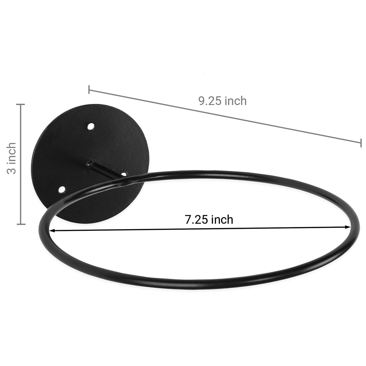 MyGift Set of 4 Matte Black Metal Wall-Mounted Sports Ball Display Holder, Basketball, Soccer, Football, Volleyball, Durable Wall Storage Rack Wire Shelf
