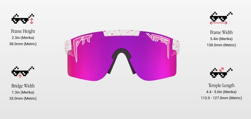 Pit Viper Sunglasses I Narrow Fit - Small Adult & Kids 8-12 I Original Retro Model I Polarized Polycarbonate Lens