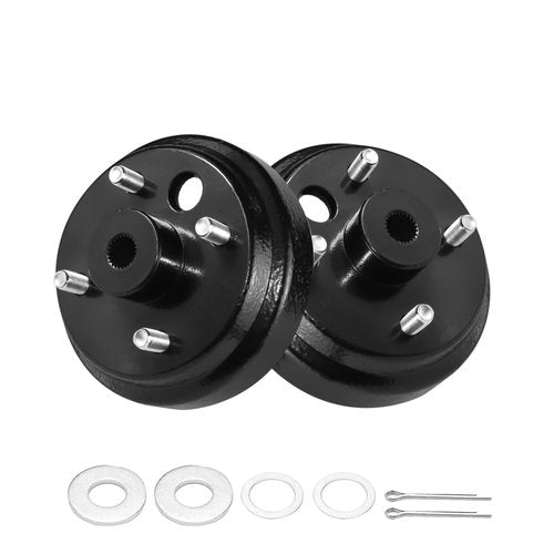 Shu-Ran Golf Cart Brake Drum/Hub Assembly Electric for EZGO TXT 1982-Up Models, Fit EZGO OEM Brake Drum Replaces OEM# 19186G1P, 1 Pack
