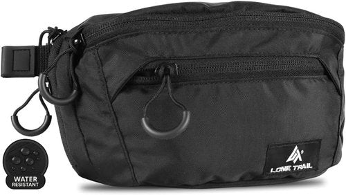 Lone Trail Subcompact Concealed Carry Fanny Pack for Men | Adjustable ccw fanny pack for Men Hiking and Travel, Quick Access to Back Pockets- Tactical Waist Packs w/Fully Adjustable Main & Extra Strap