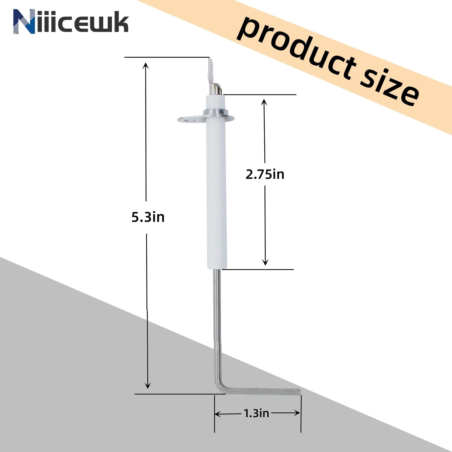 69w43 Flame Sensor Igniter Compatible with Lennox Armstrong Ducane Furnace,Replaces 69W4301, LB-74940B, LB74940B