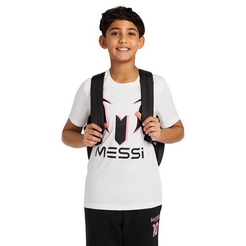 Messi Lifestyle Backpack, Bookbag with Pockets & Adjustable Straps