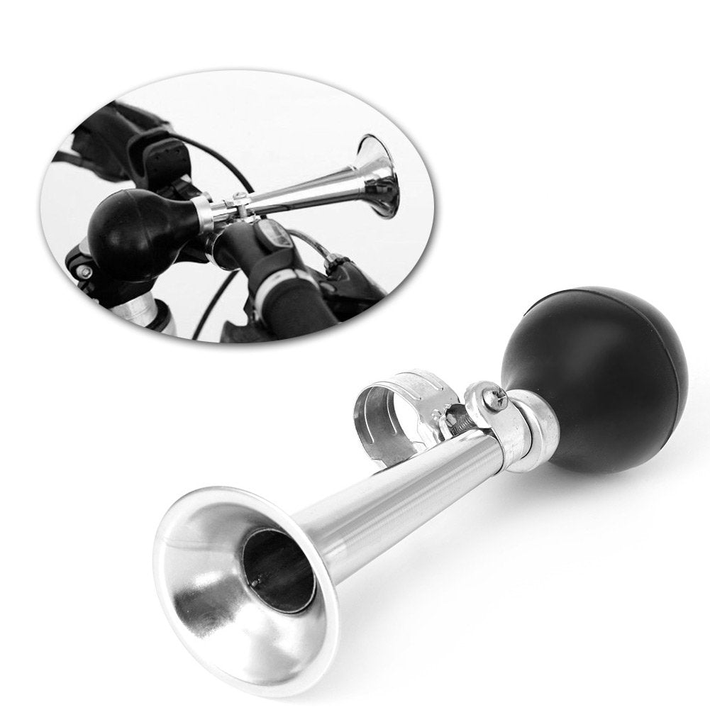 BEIDUOYANG Bike Accessories, Cycling Retro Metal Air Horn Hooter Bugle Trumpet Honking Bulb