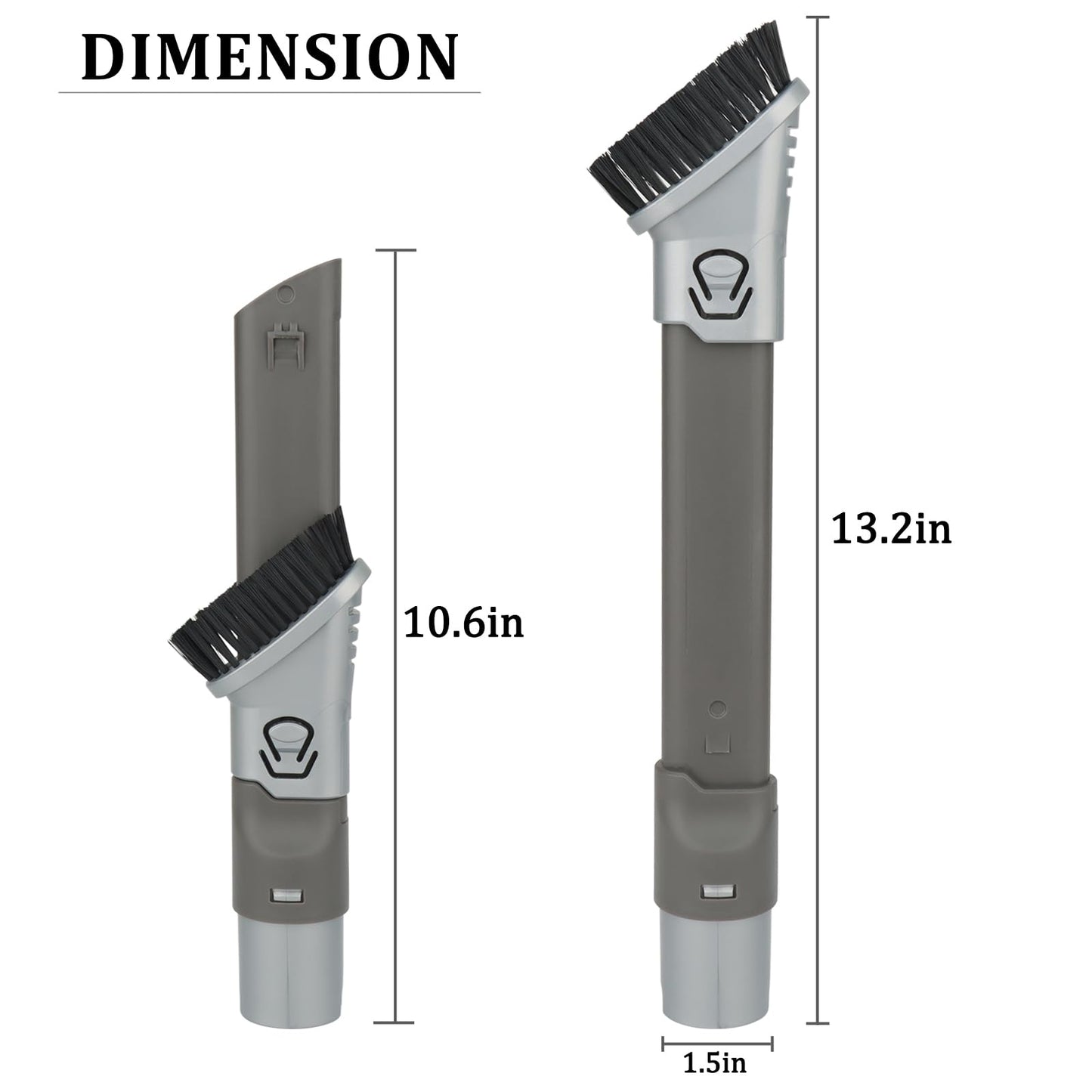 Crevice Duster Tool for Shark HV322 HV301 NV752 NV650 NV800 NV151 ZD201 LA502 AZ2001 HZ2002 Rotator/Rocket/Duoclean/APEX/Navigator Vacuum Cleaners Extended Reach Attachments Brush