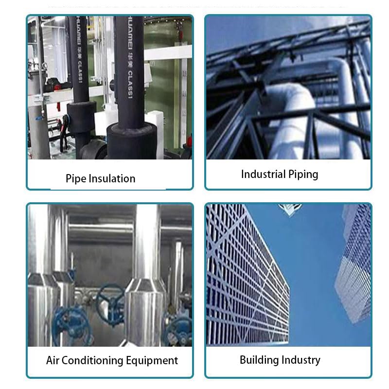 Pipe Insulation Tubing (1" x 3/8" x 6FT), 1" ID Pipe Insulation Foam Tubing, Guitar Stand Foam Tubing, Hollow Tube Covers, Gym Handle Protectors and Roof Racks, Etc. (1" x 3/8")