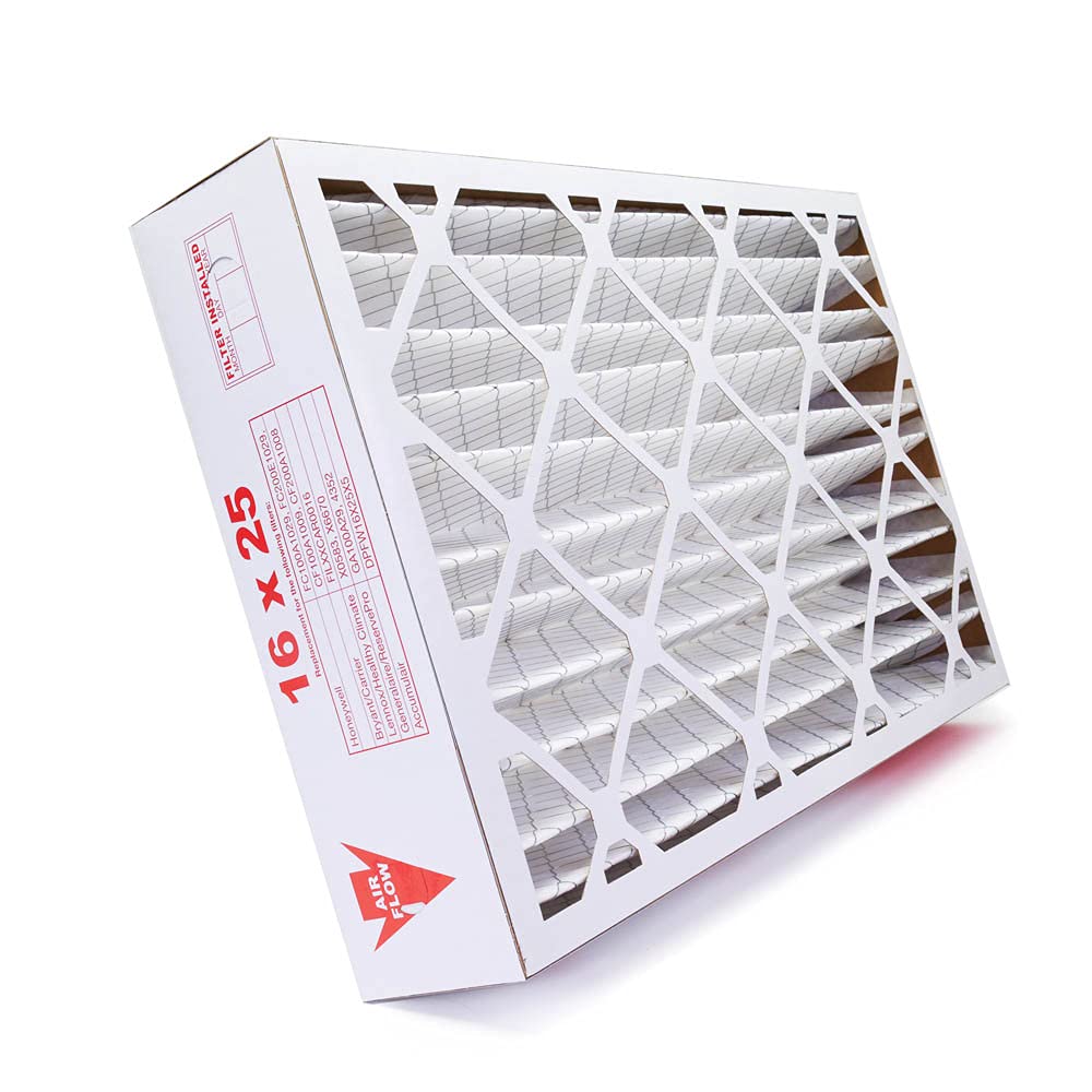 AIRx Filters 16x25x5 MERV 13 HVAC AC Furnace Air Filter Replacement for Honeywell FC100A1029 CF200A1008 CF200D1625, Health 2-Pack, Made in the USA
