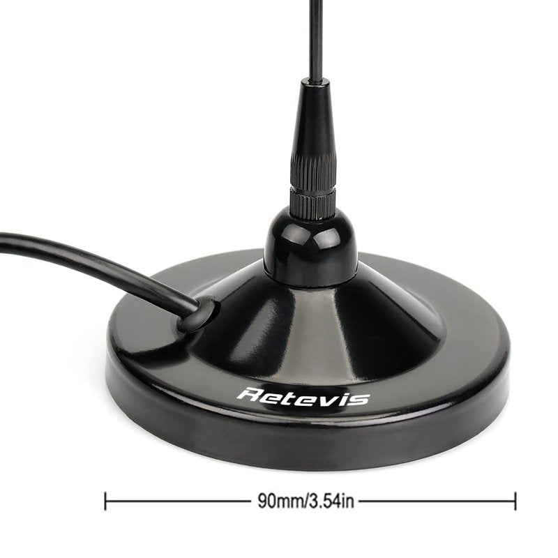 Retevis 144/430MHz Dual Band Ham Radio Antenna, 18.86in, VSWR Less Than 1.5, Compatible with BTECH ICOM Kenwood Midland Retevis RA86 RT95 RA25 RT97 (1 Pack)