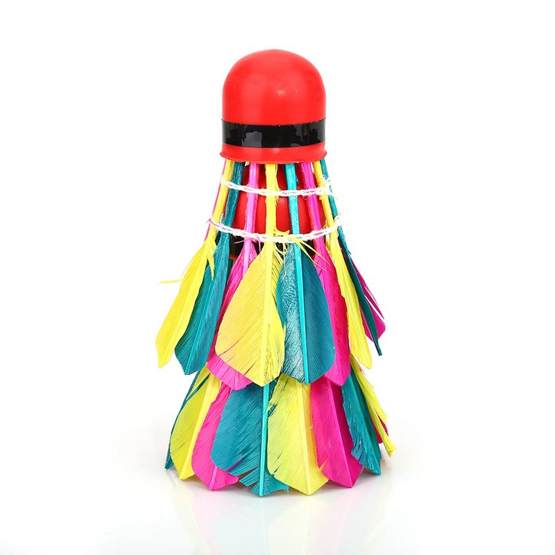 VGEBY 11Pcs Badminton Shuttlecocks, Badminton Balls Badminton Birdies Colorful Shuttlecocks Rainbow Ball Badminton for Sports Training Activities Rainbow Birdies Rainbow