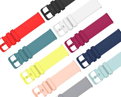 Lamshaw Compatible with Dyurwa P97 Smart Watch Band, Classic Watch Bands Soft Silicone Bands Bracelet Sports Strap Compatible for Soudorv P97, Dyurwa P97 Smart Watch (5Pack-Man)