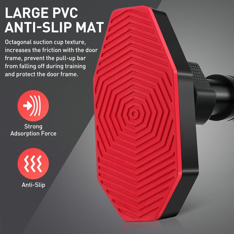 Abaodam Adjustable Pull up Bar for Doorway No Drilling Required Home Gym Equipment with Comfortable Grip and Secure Locking for Upper Body Strength Training
