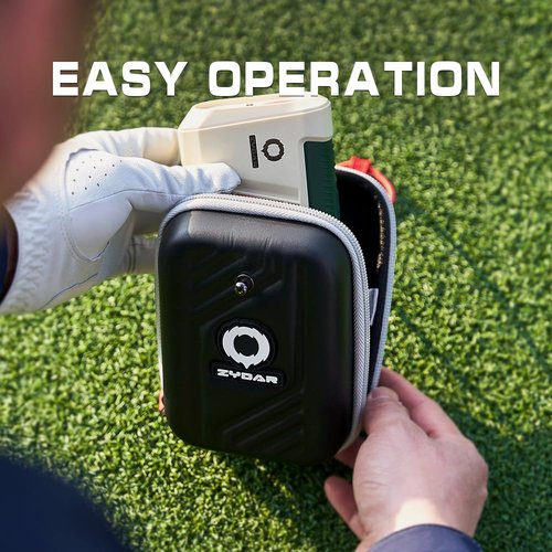 ZYDAR Golf Rangefinder Hard Shell Case Compatible with PRO Z1/ZI,Black/Red