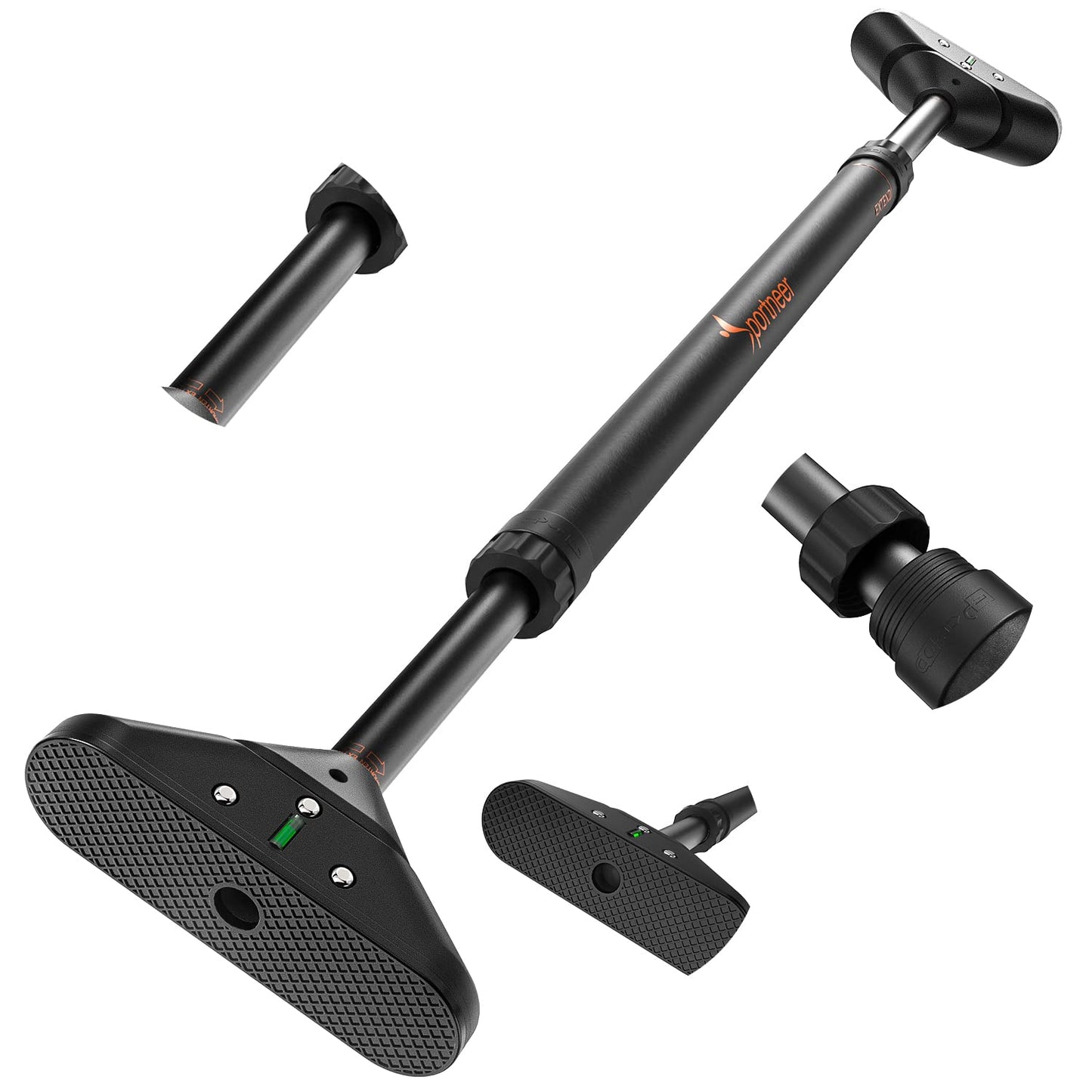 Sportneer Pull Up Bar: Strength Training Chin up Bar No Screws - Adjustable 29.5''-37''(75-94cm) Width Locking Mechanism Pull up Bar for Doorway - Max Load 440lbs for Home Gym Upper Body Workout, Non-slip
