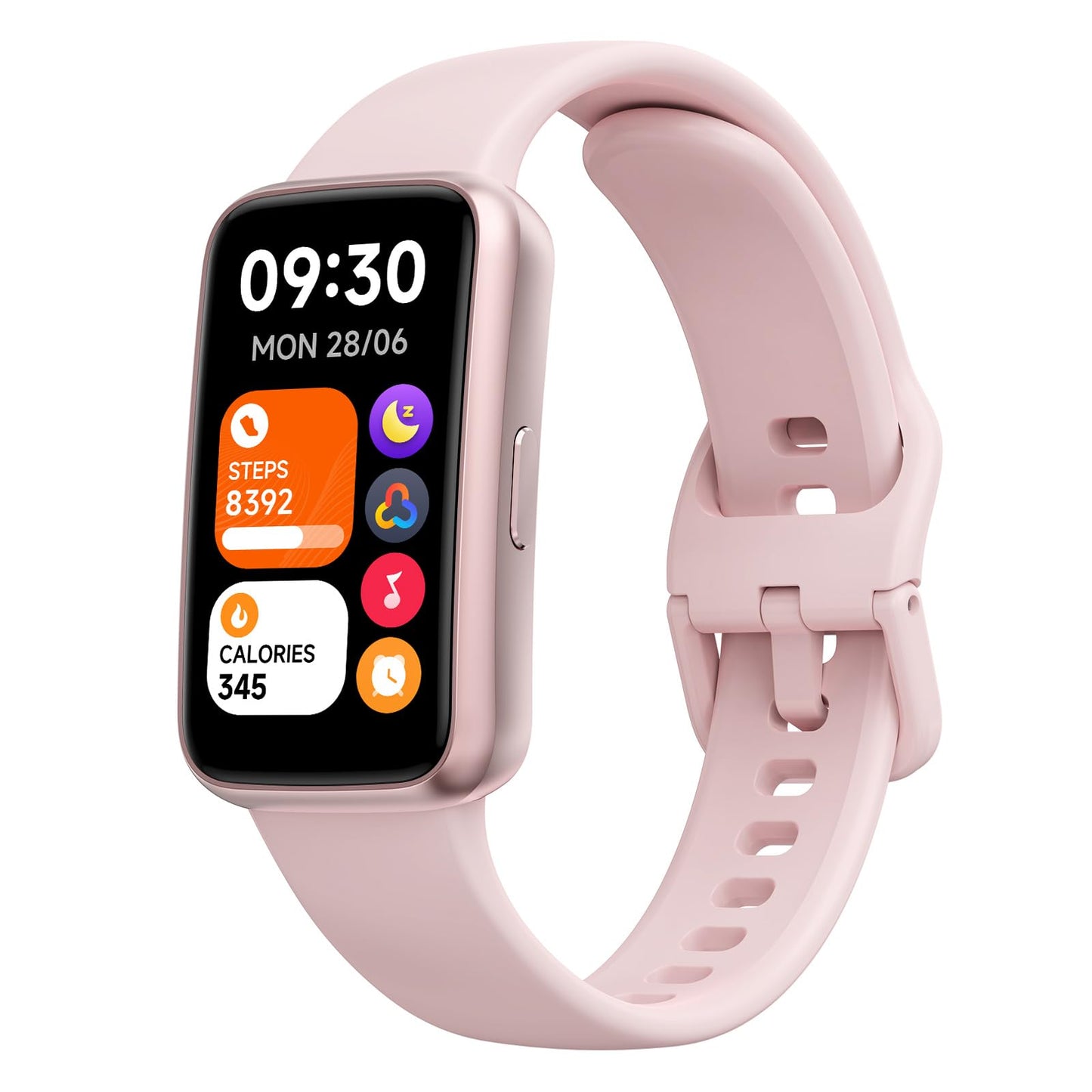TOOBUR Fitness Tracker Watch, NO APP NO Phone Required, 3ATM Waterproof, Heart Rate/Body Energy/Sleep Monitor, 100 Sports Modes, Step Counter Pedometer Watch, Activity Tracker for Women, Pink