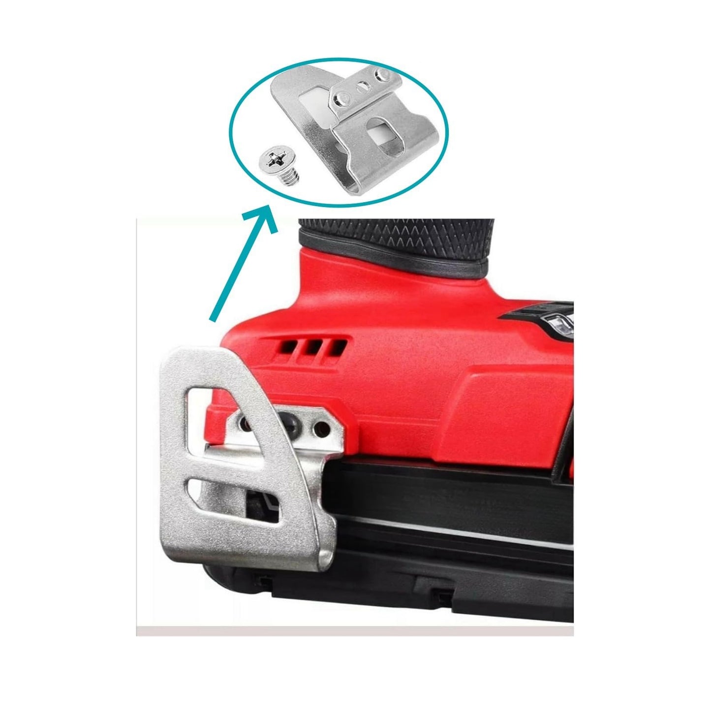 10 Packs Belt Clip 42-70-2653 Hook Compatible with Milwaukee M18 Impact Driver Hammer Drill For Work Tool 2604-20, 2797-22,2604-22CT,2604-22