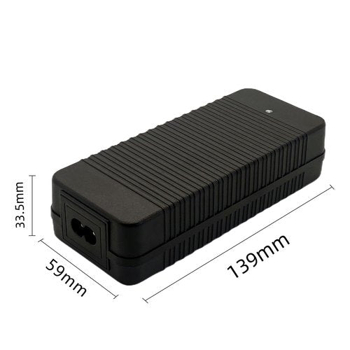 FORJOYUA 14.6V 5A LiFePO4 Scooter Battery Charger for 4S 12.8V LiFePO4 Battery Pack with 3P-XLR 1+2 Connector