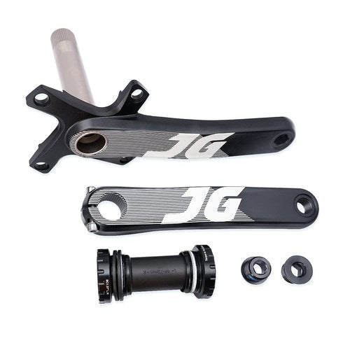 JGbike Crank Arm Set Mountain Bike Crankset Arm Set 170mm 104 BCD with 68 73 Bottom Bracket Kit for MTB BMX Road Bicyle,Compatible with Shimano,SRAM,FSA, Gaint