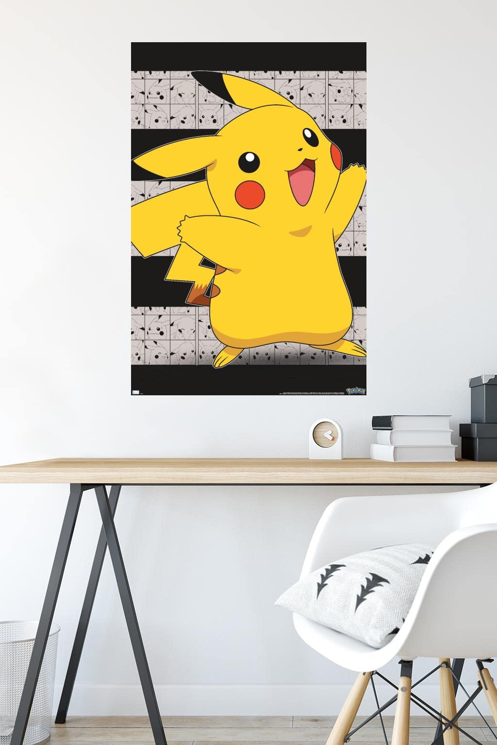 Pokémon - Pikachu Open Arms Wall Poster, 34L" x 22.4W", Unframed Version